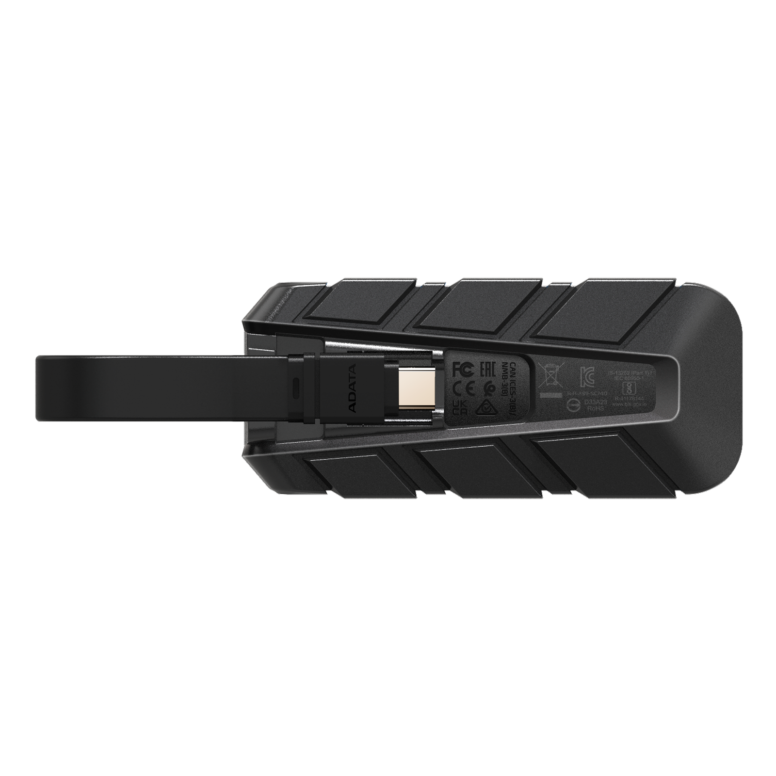 ADATA SC740 External SSD USB 3.2 Gen2 1050MB/s Read 1000MB/s Write Built-In USB-C Cable MIL-STD Drop - 1TB:圖片 2