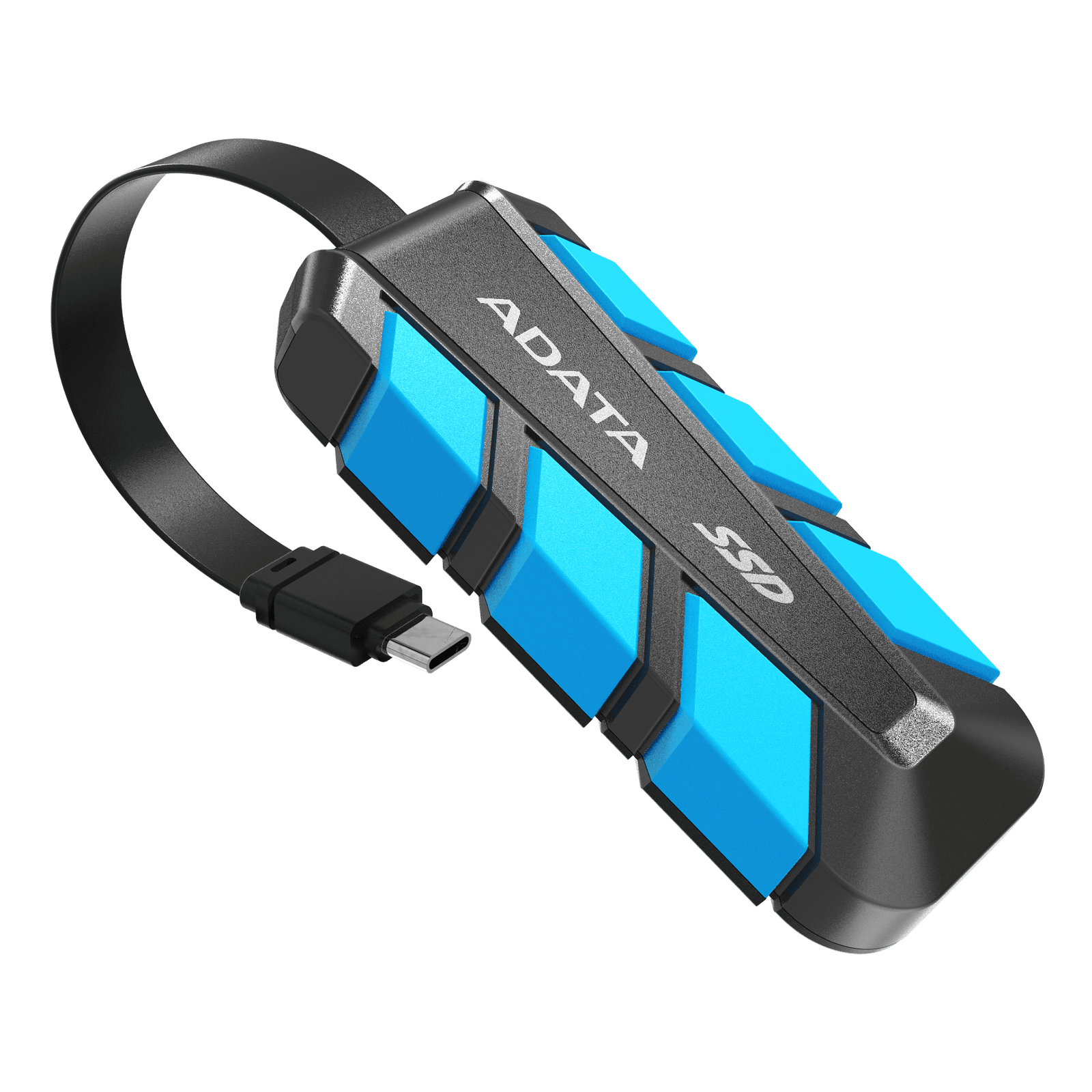 ADATA SC740 External SSD USB 3.2 Gen2 1050MB/s Read 1000MB/s Write Built-In USB-C Cable MIL-STD Drop - 1TB:圖片 4