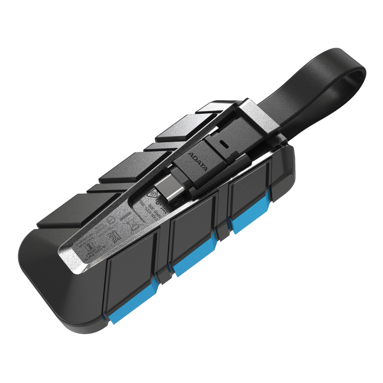 ADATA SC740 External SSD USB 3.2 Gen2 1050MB/s Read 1000MB/s Write Built-In USB-C Cable MIL-STD Drop - 1TB:圖片 5