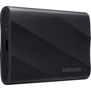Samsung T9 4TB Portable SSD – USB 3.2 Gen 2x2. Up to 2.000 MB/s Read/Write. Rugged Design. AES 256-bit Encryption. Black
