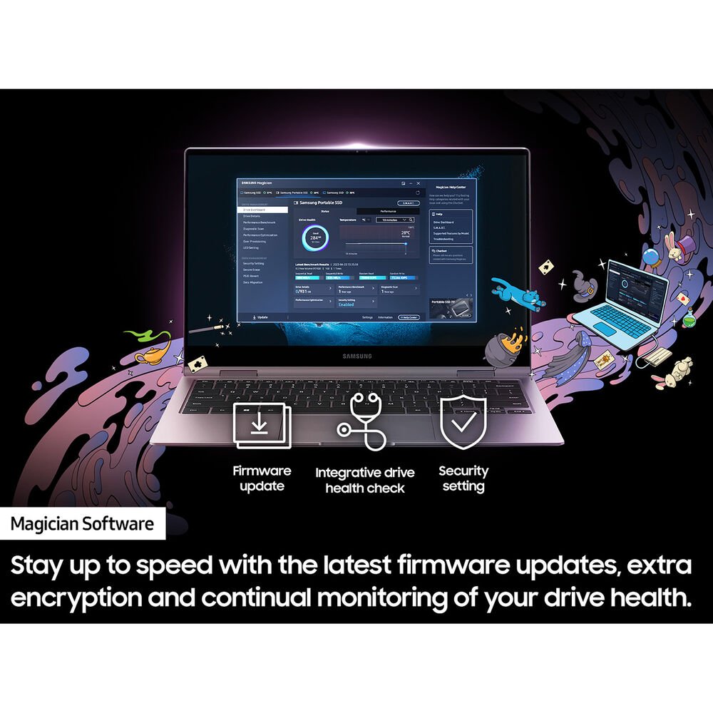 Samsung T9 4TB Portable SSD – USB 3.2 Gen 2x2. Up to 2.000 MB/s Read/Write. Rugged Design. AES 256-bit Encryption. Black:圖片 14