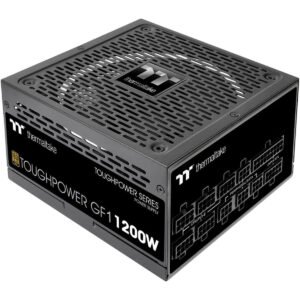 Thermaltake Toughpower GF1 1200W – 80 PLUS Gold Fully Modular ATX PSU. Smart Zero 140 mm Fan