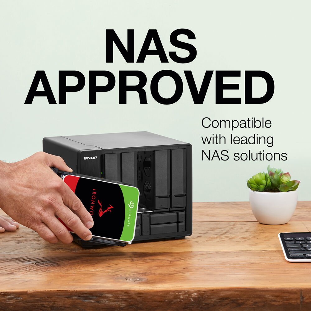 Seagate IronWolf SATA III 3.5 Internal NAS HDD - 4TB:圖片 5