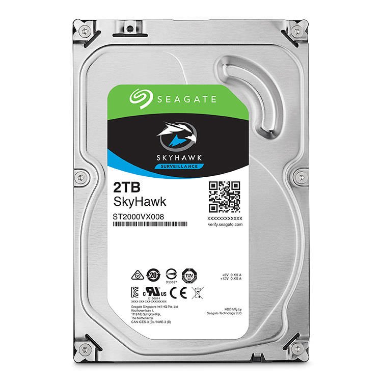 Seagate SkyHawk 3.5 Internal Surveillance HDD - 2TB:圖片 2